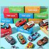 Simulation Mini Inertial Plastic Car Model Children Toy For Creative Play And Development