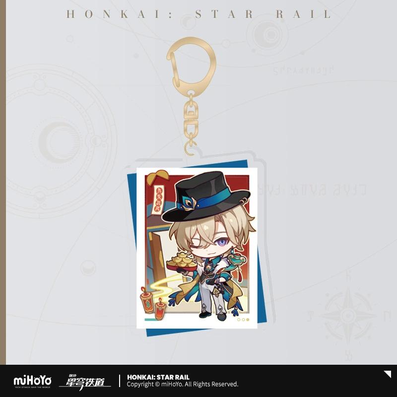 Sunsyea Honkai Star Rail Официальный мерч miHoYo Оригинальный Аутентичный XCHS 1 Серия Значок Брелок Карточки Dr. Авантюрин Ratio