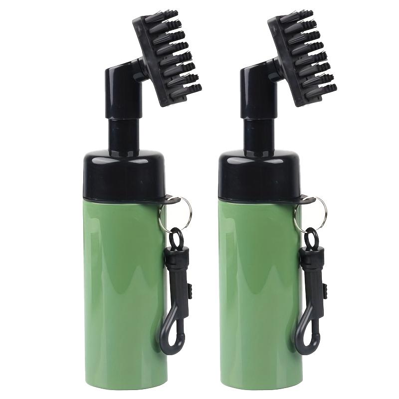 1/2pcs Golf Club Cleaner Groove Tube Golf Brush Golf Club Brush with Leakproof Reservoir Tube Squeeze Bottle for Easy Cleaning