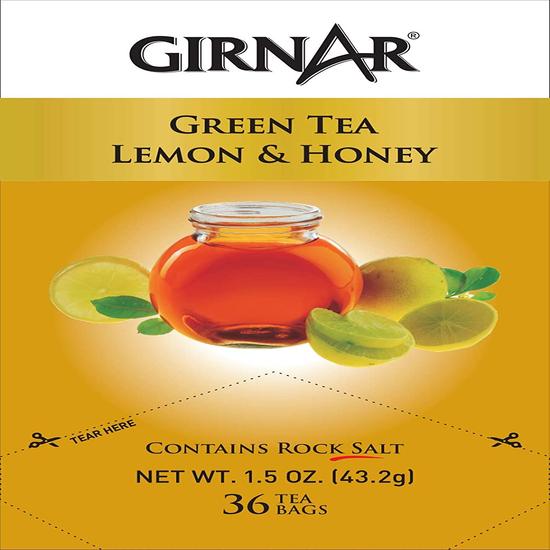 Girnar Green Tea Lemon & Honey (36 Tea Bags)