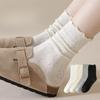 Ladies Summer Thin Simple Sweet All Kinds of Wooden Ear Lace Hollow Mesh Breathable In The Tube Stack Socks