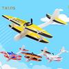 LED Light DIY Assembly Hand Row Electric Glider Flying Airplane Model Foam Aviation Model