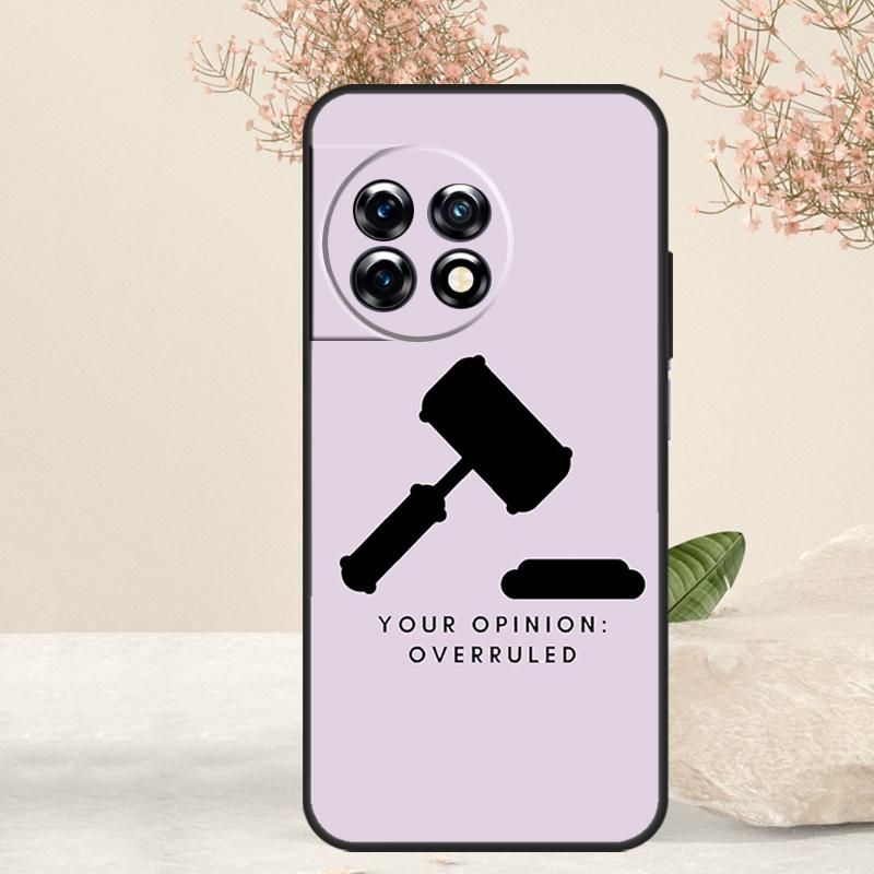 Чехол-бампер с рисунком "Адвокат Судья" для OnePlus Nord CE 4 3 2 Lite 2T N10 N20 N30 OnePlus 12 11 9 10 Pro 8T 10T 12R