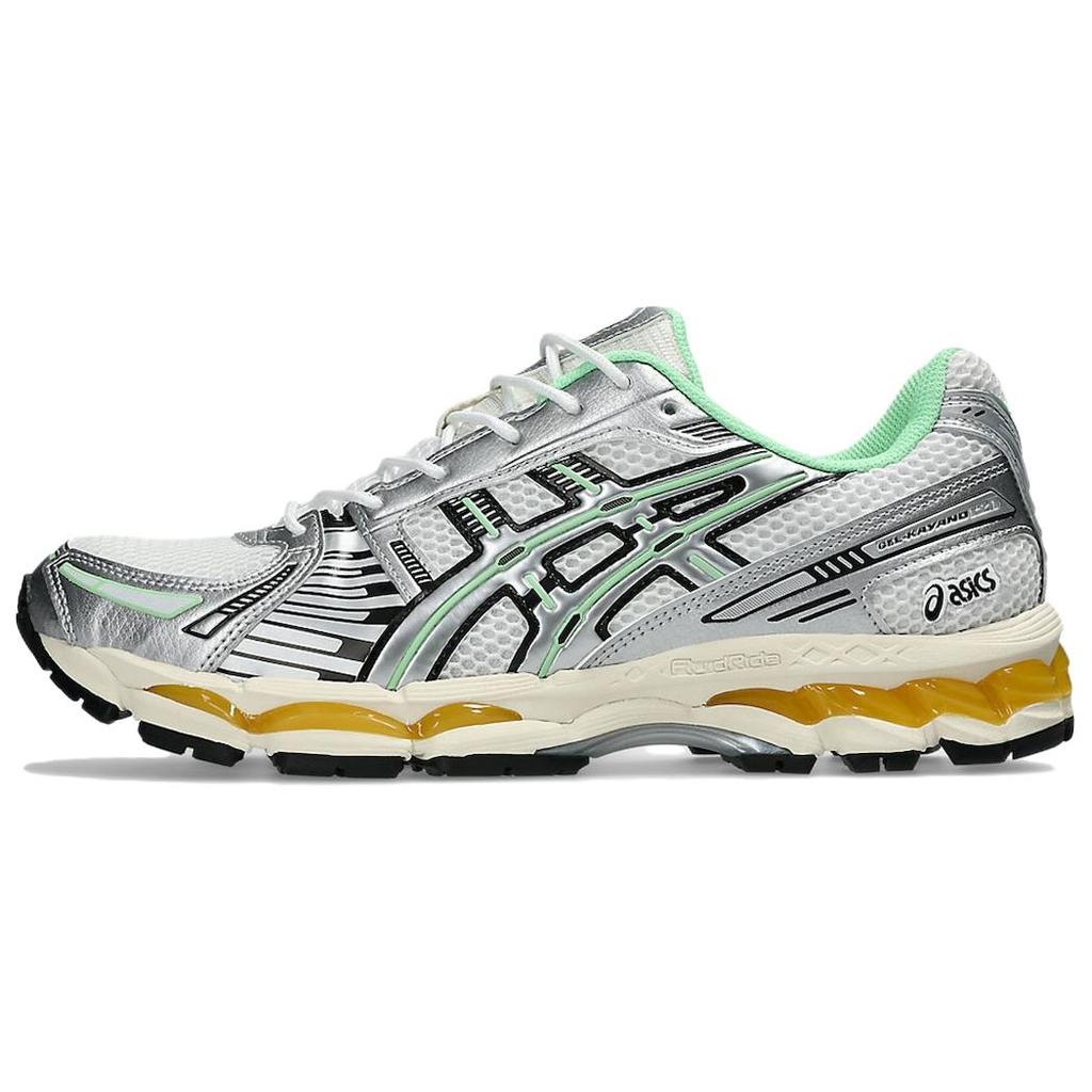 Asics GEL Kayano 12.1 Низкие Повседневные Городские Обувь для Бега Унисекс Серебристо-Зелено-Оранжевый 1203A827-100