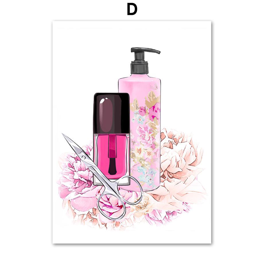 Маникюрный салон, студия, галерея, постер на скандинавскую тему, Роскошные длинные ногти, настенный художественный принт, холст, картина, красота, Декор, фотографии для гостиной