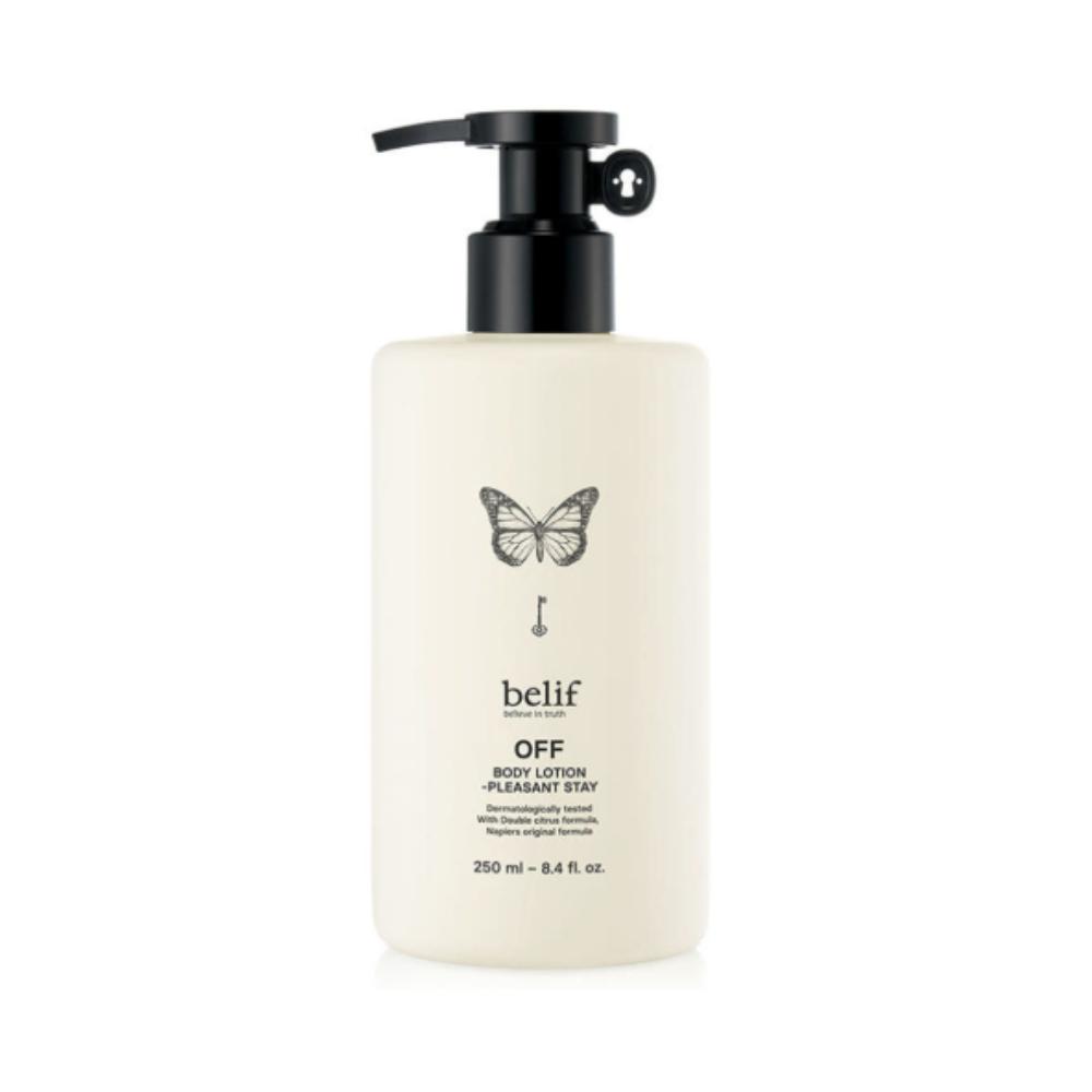 Belif Off Body Lotion 250mL - Daily Relaxing Body Moisturizer, Long-Lasting Hydration & Soothing Botanical Care, Premium K-Beauty Body Treatment