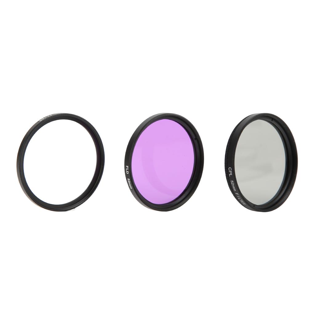 Набор из 3 штук Мультипросветленный Набор Светофильтров UV CPL FLD Набор Светофильтров для Цифровой Камеры