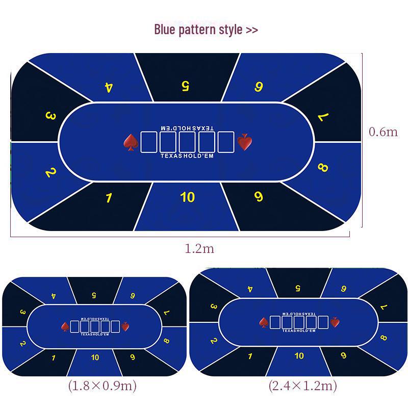 «Настраиваемый резиновый коврик для игрового стола в Техасский Холдем — идеально подходит для покера, мыши, клавиатуры, использования в офисе или киберспорте».