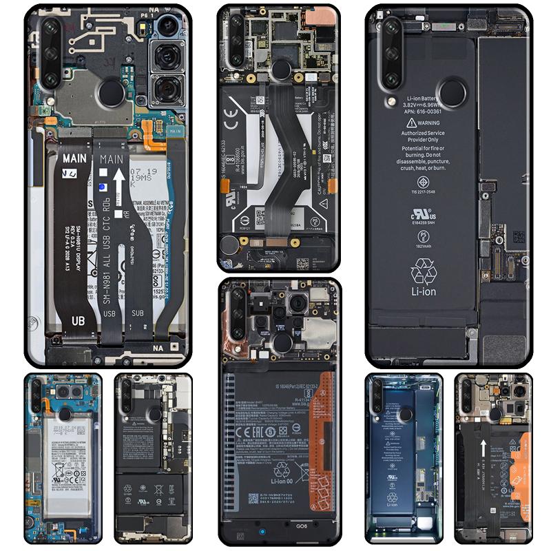 Плата материнской платы Для Huawei Y5P Y6P Y7A 2020 Y3 II Y5 Y6 Y9 Y7 Prime 2018 2017 2019 Nova 3i 5T Чехол для телефона