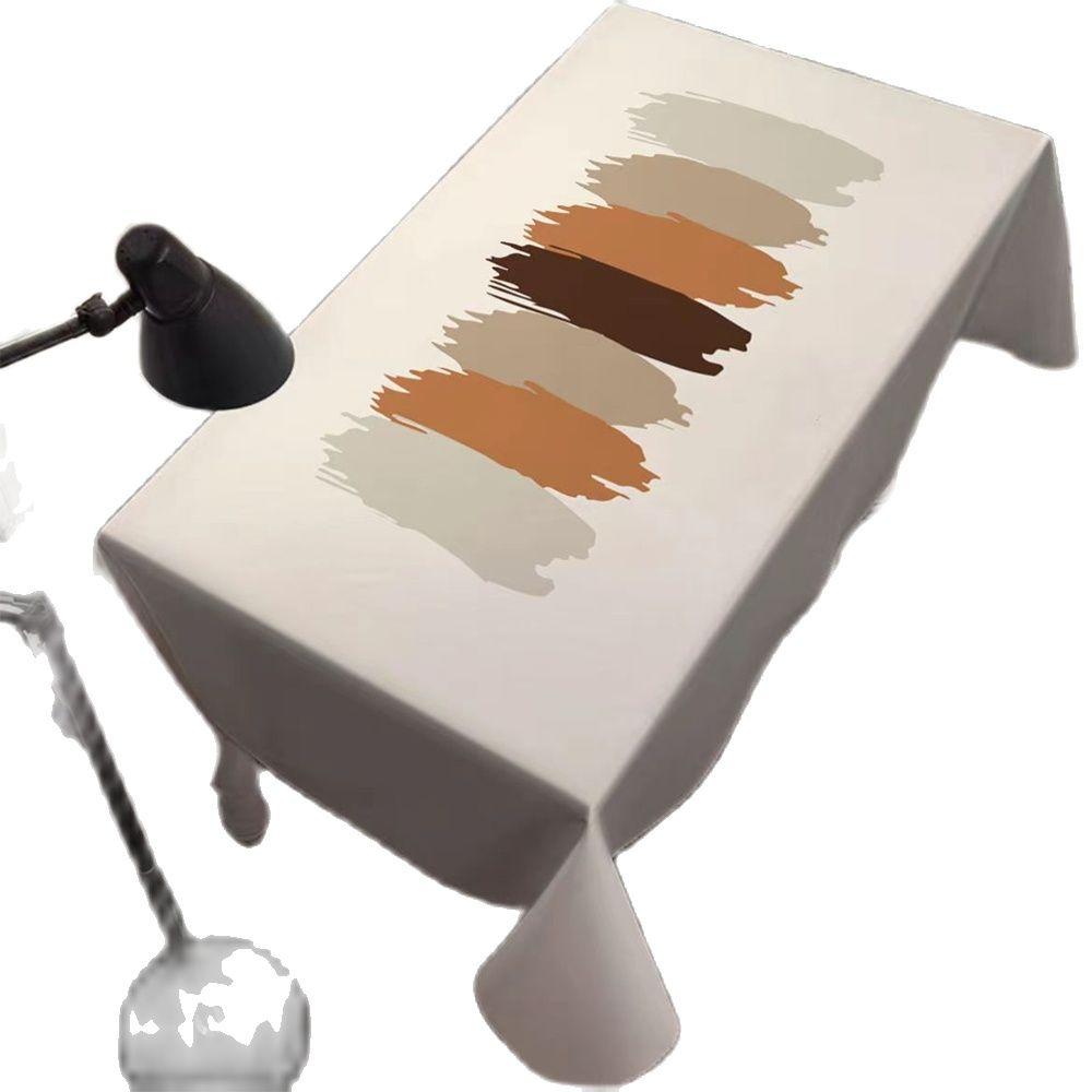 Простая водонепроницаемая скатерть в скандинавском стиле, прямоугольный чехол для стола, коврик для обеденного журнального столика для кухни, гостиной, Napete Tapete