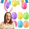 Надувной пасхальный шар-яйцо Сделай сам Гигантский шар-яйцо Устойчивый к истиранию Цветной шар-яйцо для подвешивания на улице в саду, во дворе, на газоне