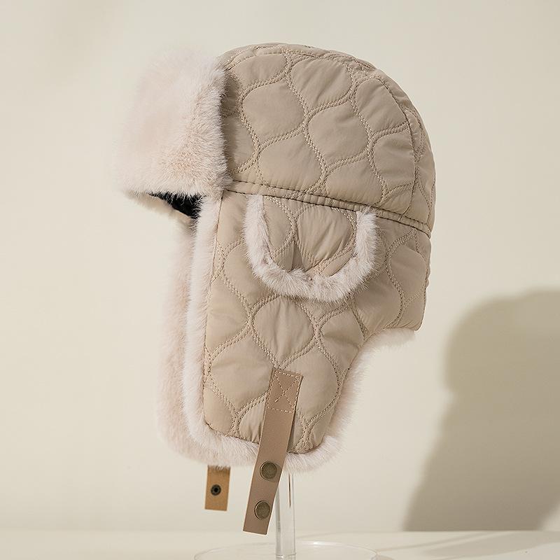 Мягкая утолщенная кепка Lei Feng, женская осенне-зимняя теплая защитная кепка для ушей, мужская ветрозащитная кепка для велоспорта, модная, универсальная, легкая