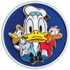 Citizen Disney Feisty Donald Duck 90th Anniversary Limited Edition Watch and Pin Set Silver Stainless Steel 3-Hand AW1691-66W