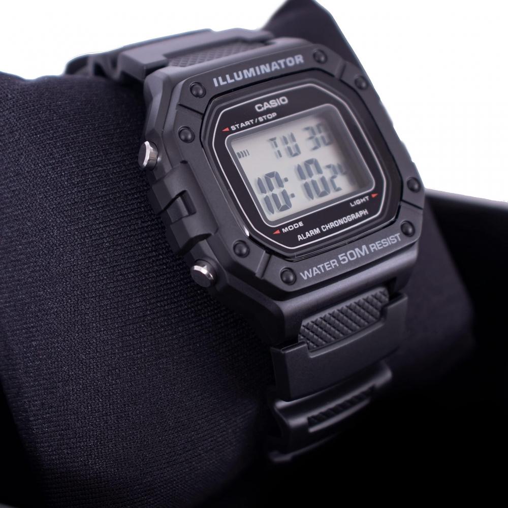 Casio Мужские цифровые часы W-218H-1AVDF
