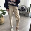 Winter Thicken Women Pencil Pants Wool Pants Female Autumn High Waist Loose Trousers Capris Soft Skinny Pants