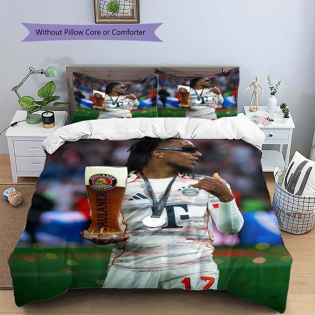 Michael Olise Pattern Bedding Home Decoration Birthday Gift (1 * duvet cover + 2 * pillowcase, without core)