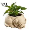 Unique Dog Shaped Flower Pot Cute Puppy Planter, 3D Printed Decorative Plant Pot, Artistic Ornament Planter for Succulents Home Office Decor