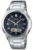 Casio Wave Ceptor WVA-M630D-1AJF Men's Silver Solar-Powered Radio-Controlled Watch (Official Japanese Product)