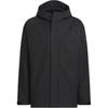 FW24 M Tran Jacket 2 Water Resistant Sports Casual Loose Fit Hooded Jacket Men Jacket Black JM9154