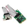 Сетевой адаптер 2,5 Гбит M.2 A+E/Mini PCIE на RJ45 COM-порт Чип RTL8125BG Гигабитная Ethernet LAN-карта 2,5G/1G/100 Мбит/с для настольного ПК