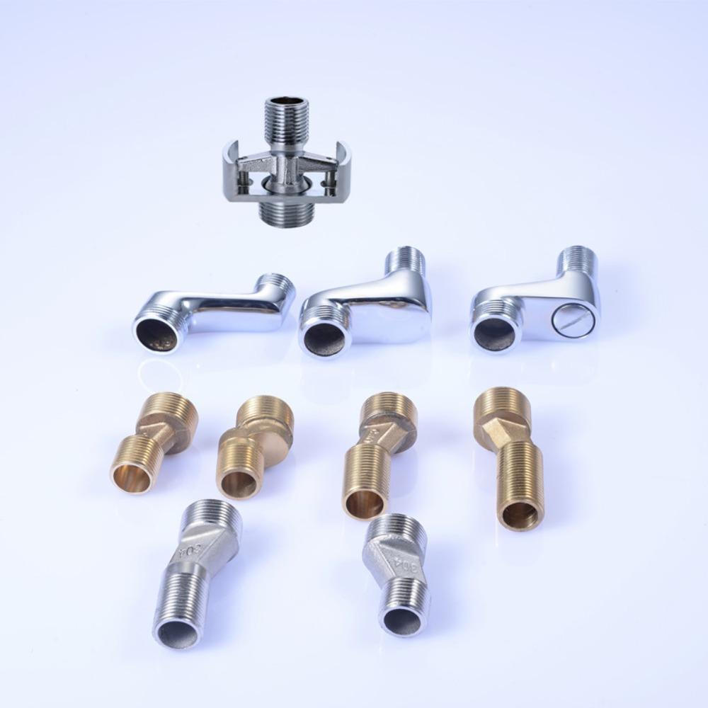 2 шт. Угловой изогнутый эксцентрик из нержавеющей стали, поворотный на 360°, с регулировкой угла, адаптер для душевого смесителя, настенное крепление, эксцентриковый винт, угловой