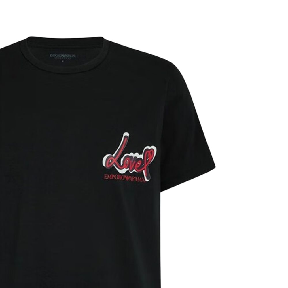 EMPORIO ARMANI SS25 T Shirt Men's Black EM000377-AF14859-UC001