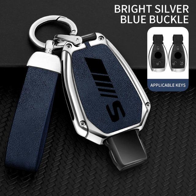 Чехол для ключей из цинкового сплава для Mercedes Benz S Class W221 W222 W223 S320 S350 S400 S450 S500, брелок для ключей Benz, аксессуары