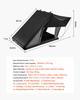VEVOR Rooftop Tent Hard Shell, 2-3 Person Aluminum Roof Top Tent Hardshell with Tri-Color LED Light, Thick Mattress & 1 Window