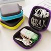 EVA Portable Earphone Bag Coin Purse Headphone USB Cable Case Storage Box Wallet Carrying Pouch Bag Earphone Accessories Unisex