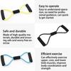 8-shaped Yoga Stretch Band Open Shoulder Yoga Belts New Elastic Band  Home Fitness Equipment