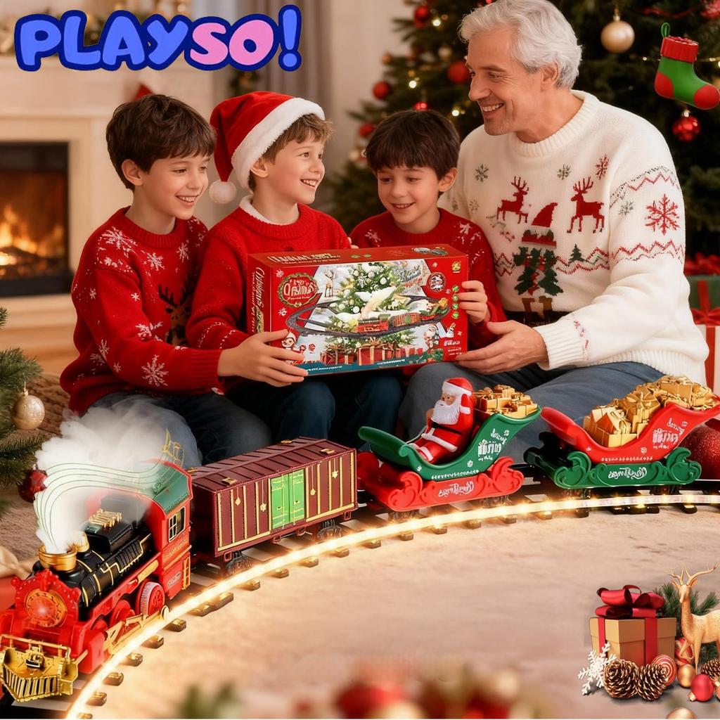 PlaySo 699-128A Christmas Tree Train