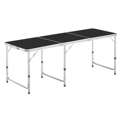 Стол для кемпинга DesertFox, складной стол для отдыха на природе, 180 см, 3 уровня, регулируемая высота, для пикника, отдыха на природе, складной, компактный, простая сборка 008