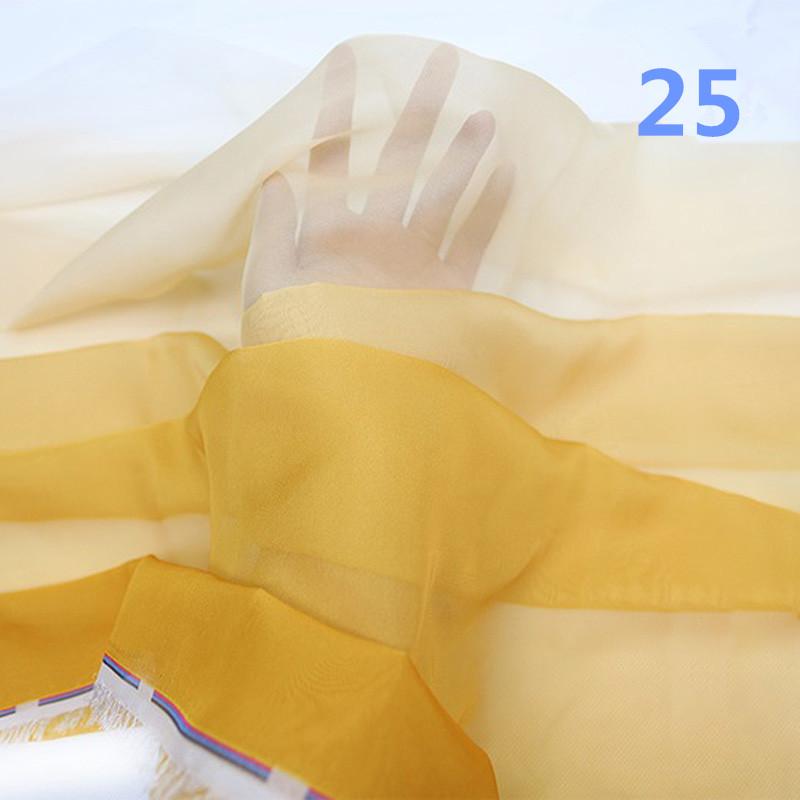 2M Ткань шифон градиентного цвета радуги в древнем стиле 30D органза тюль для DIY ханьфу свадебного платья сценического декора