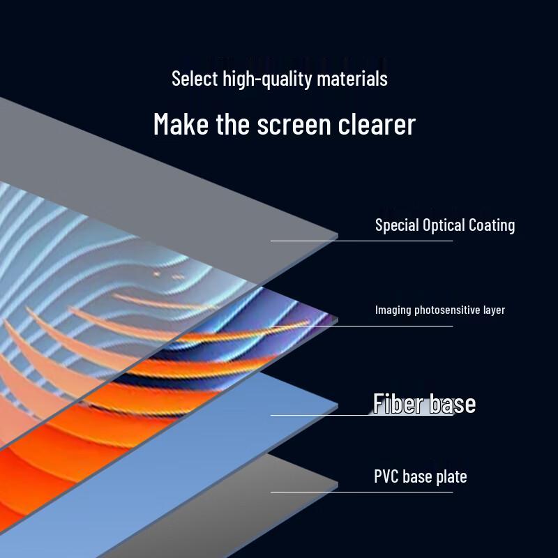 JINGMI Electric Voice-Controlled In-Ceiling Projector Screen