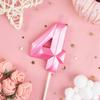 1pc Birthday Cake Topper Candles Blue Pink Birthday Digital Candle Memorial Day Party Cake Decor For Girl Boys Cake Accessories