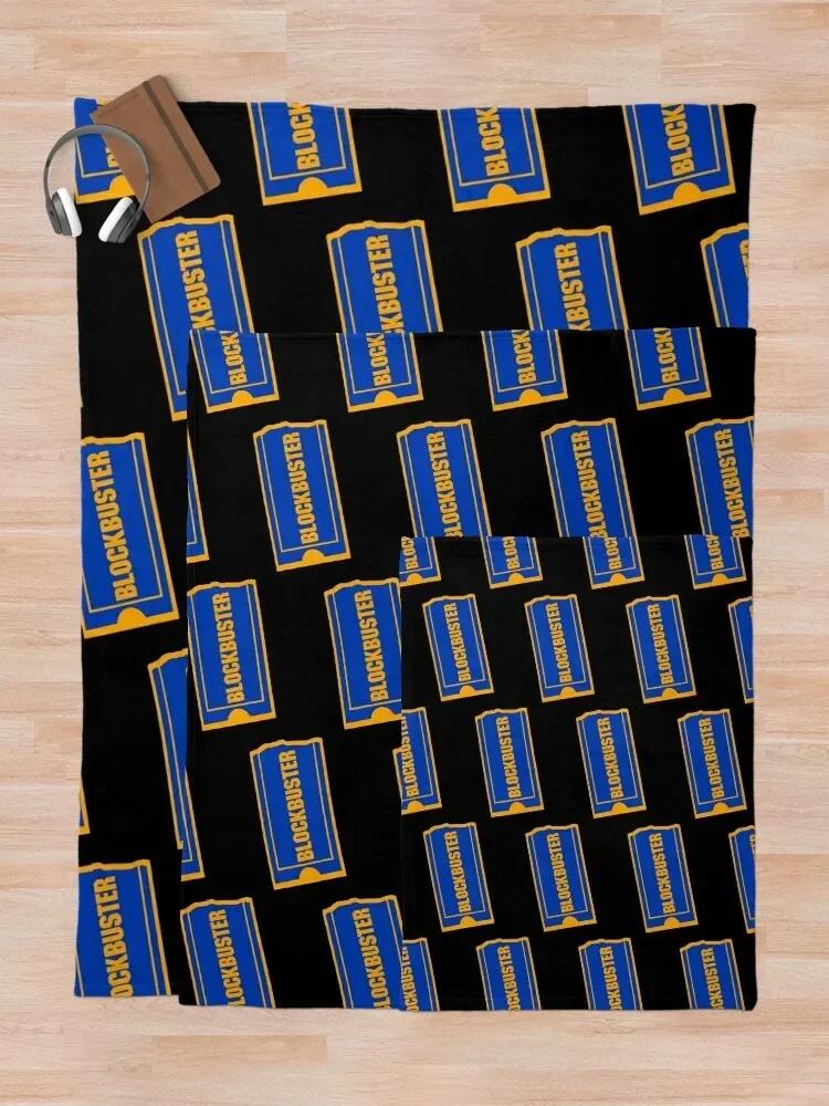 Blockbuster Logo Throw Blanket Softest Thermal Sleeping Bag Bed Fashionable Blankets