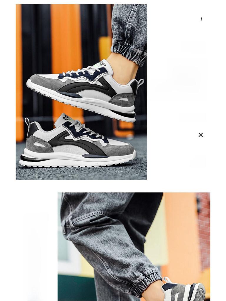 Мужские дышащие осенние кроссовки для бега 2023 - Трендовые универсальные спортивные и повседневные кроссовки для папы