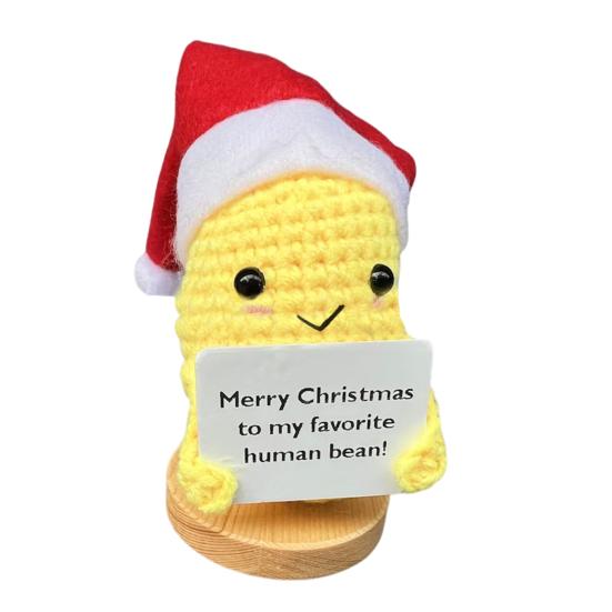 Эмоциональная поддержка ручной работы, маринованные огурцы, плюшевая игрушка, супер мягкая, очаровательный внешний вид, орнамент ручной работы, вязаная кукла из маринованных огурцов