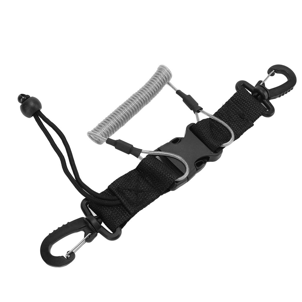 Diving Lanyard Professional Loss Proof Quick Release Coil Lanyard for AR?15 M4 Handle Fittings