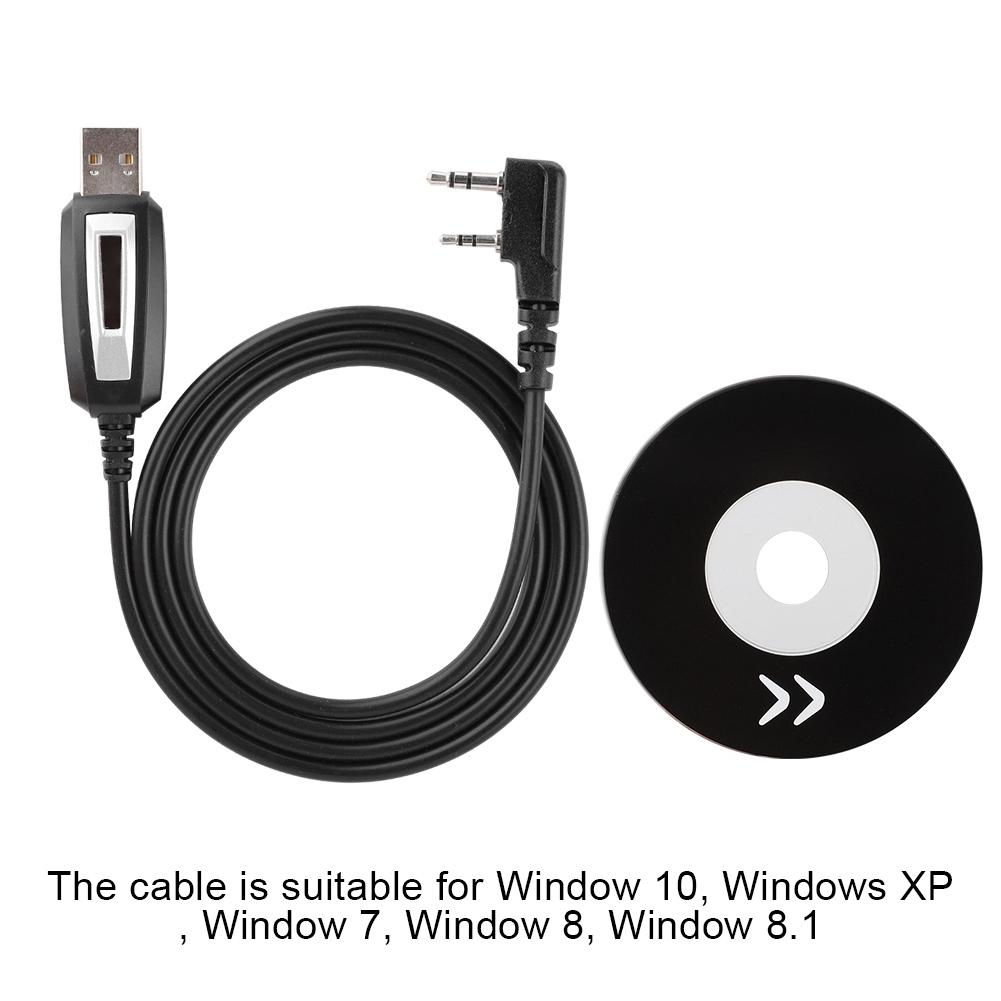 Кабель для программирования рации с CD-драйвером для радиостанций Baofeng GT 3 UV 82 BF 888s