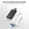 Card Reader 6 1 In Driver-free Multifunctional High-speed Transfer Transmission Efficient Data OTG Universal USB 2
