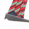 Classic Red Green Christmas Tie, For Men Women, Snow Santa Claus Ties, Party, Neckties