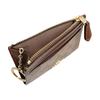 New COACH Skinny Id Case Artificial Leather Plastic Card Holder Mini Women's Brown Yellow & Brown CW870-IMXHE