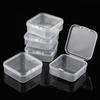 Mini Transparent Organizer Box Transparent Dustproof Storage Boxes  Jewelry Storage