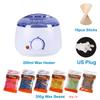 200ML Professional Wax-melt Pot Hot Film Painless Waxing Beads Hair Removal Wax Heater Kit Hard Wax Beans Waxing Machine