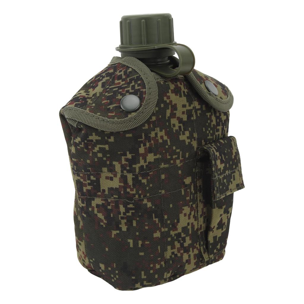 Sports Water Bottle 1L Leak Proof Wide Mouth Portable Camping Bottle for Outdoor Gym Hiking Travel