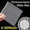 6-80 Mesh Food Grade Thickened Nylon Filter Net Fabric Micron Home Kitchen Oil Food Water Filter Mesh Cloth Wine Beer Brewing