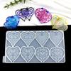 Silicone Mold for Earrings Pendant Elegant Heart Shape Mold for Artistic Crafts
