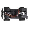 155mm 6.10in Wheelbase Assembled Frame Chassis Front Rear Axles Gearbox for 1/18 AX-8560 Rc Crawler TRX4M Bronco Defender
