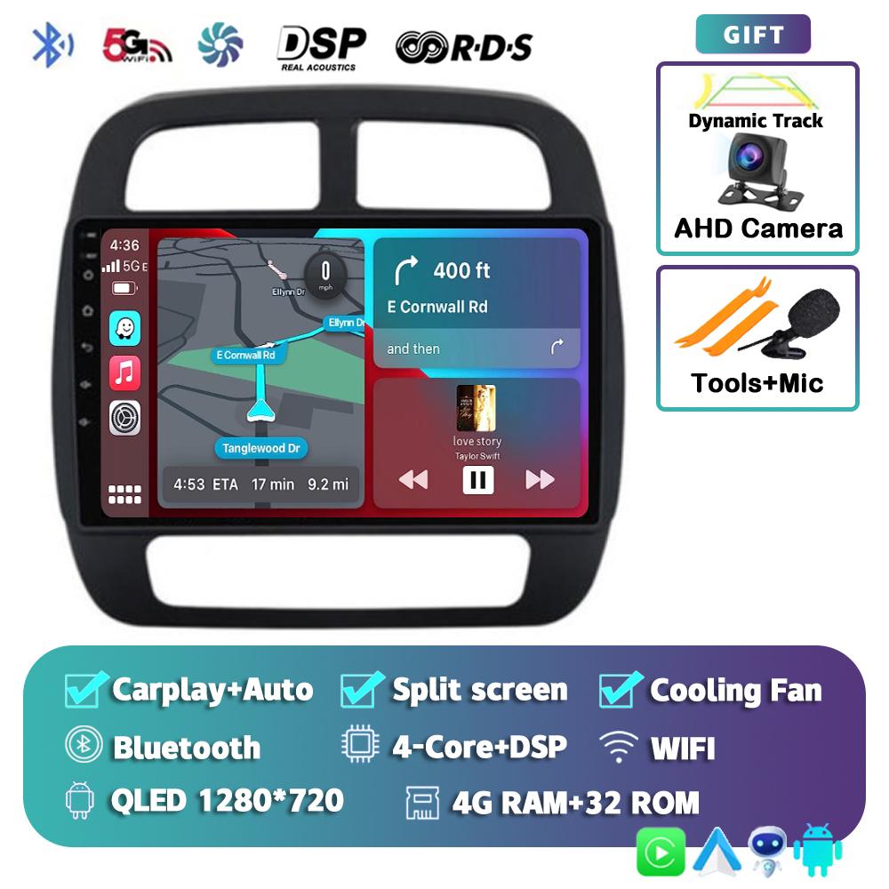 Для Renault KWID K-ZE Dacia весна 2015-2019 Android 14 Carplay Auto WIFI+4G автомобильное радио мультимедиа видеоплеер GPS 2din стерео